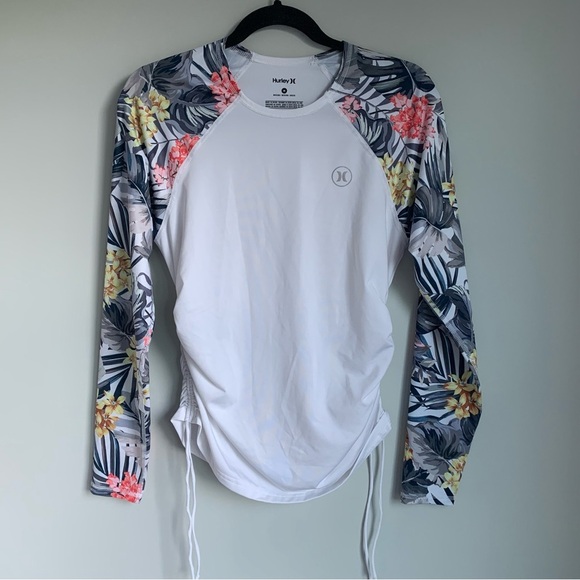 Hurley Other - Hurley Long Sleeve Floral Surf Shirt Tee Rashguard